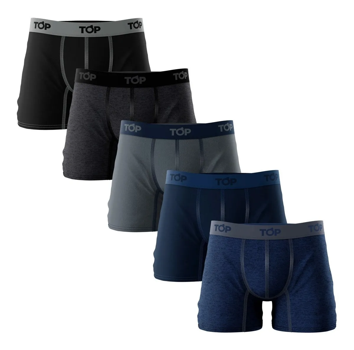 Bóxer Top Medio Algodón