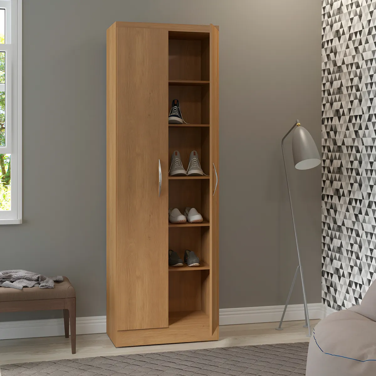 Estante Organizador Marrón Claro