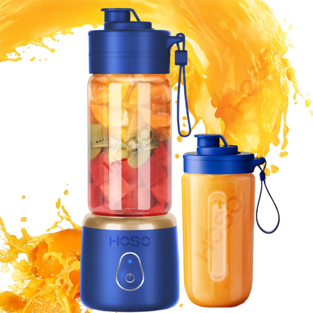 Licuadora Portatil Recargable 400ml + Vaso 500ml