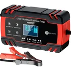 Cargador de Batería 12V 6A JS Logia para Auto Moto Rojo